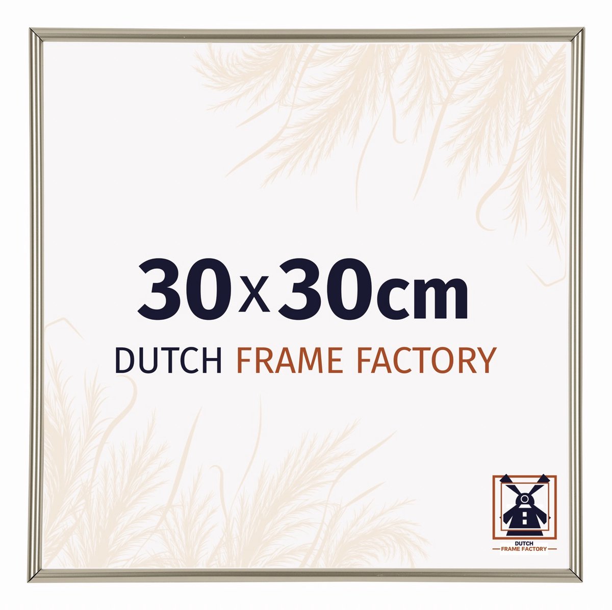 Dutch Frame Factory Fotolijst 30x30 cm - Kunststof - Champagne - Angers