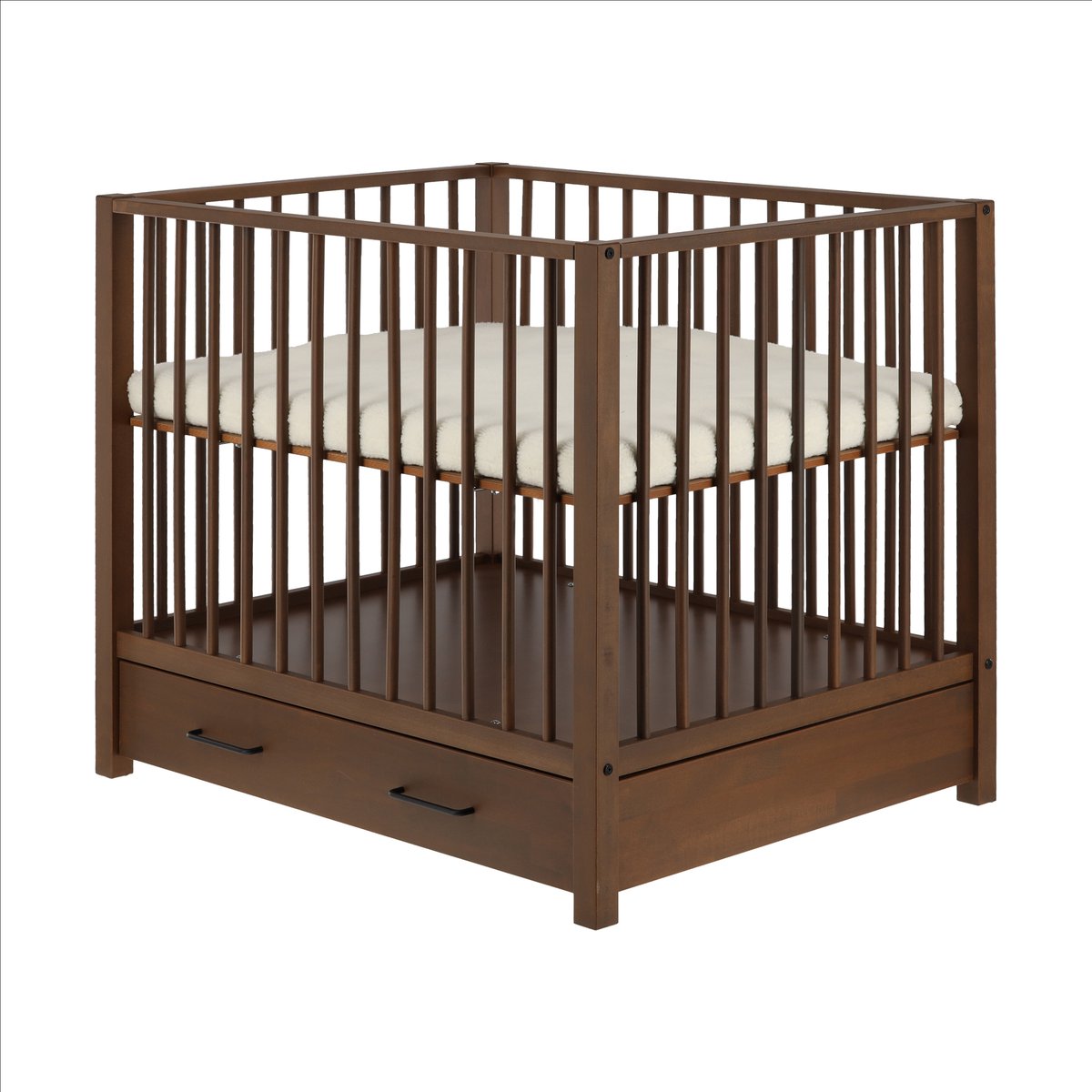 Europe Baby Robin II Box Met Lade - Walnoot