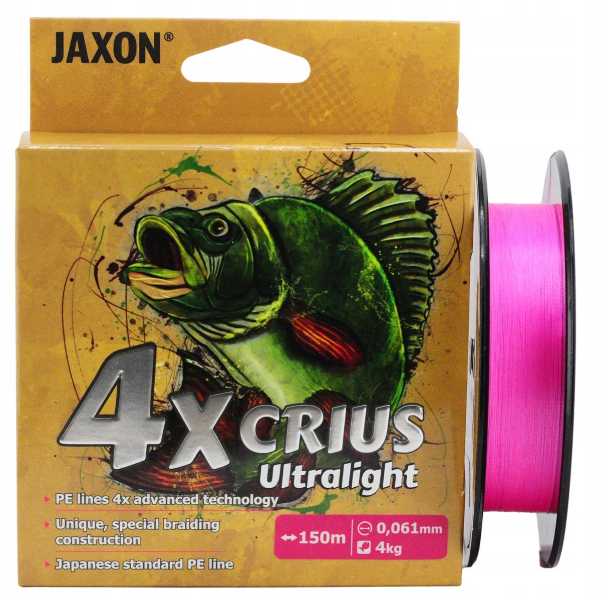 Jaxon Crius Ultralight 4x Roze Vislijn 0,061mm 150m