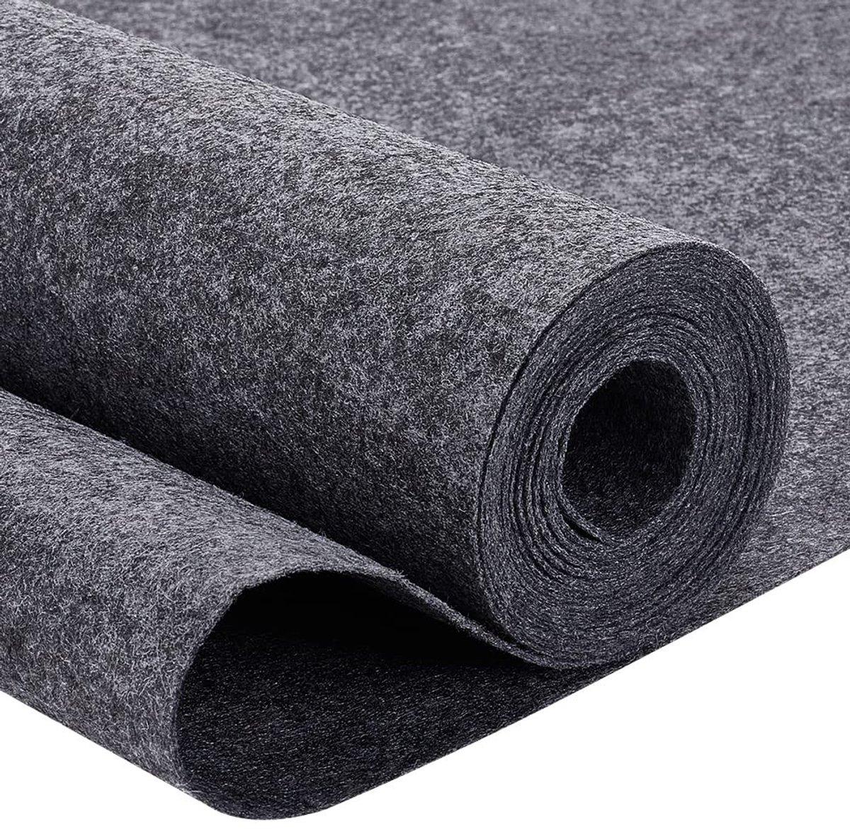 Dailygoods- Vilt Rol 3m x 40cm - Donkergrijs - Polyester Vilt - Ambachten - Quilten - Naaien - Veilig en Duurzaam - Viltstof