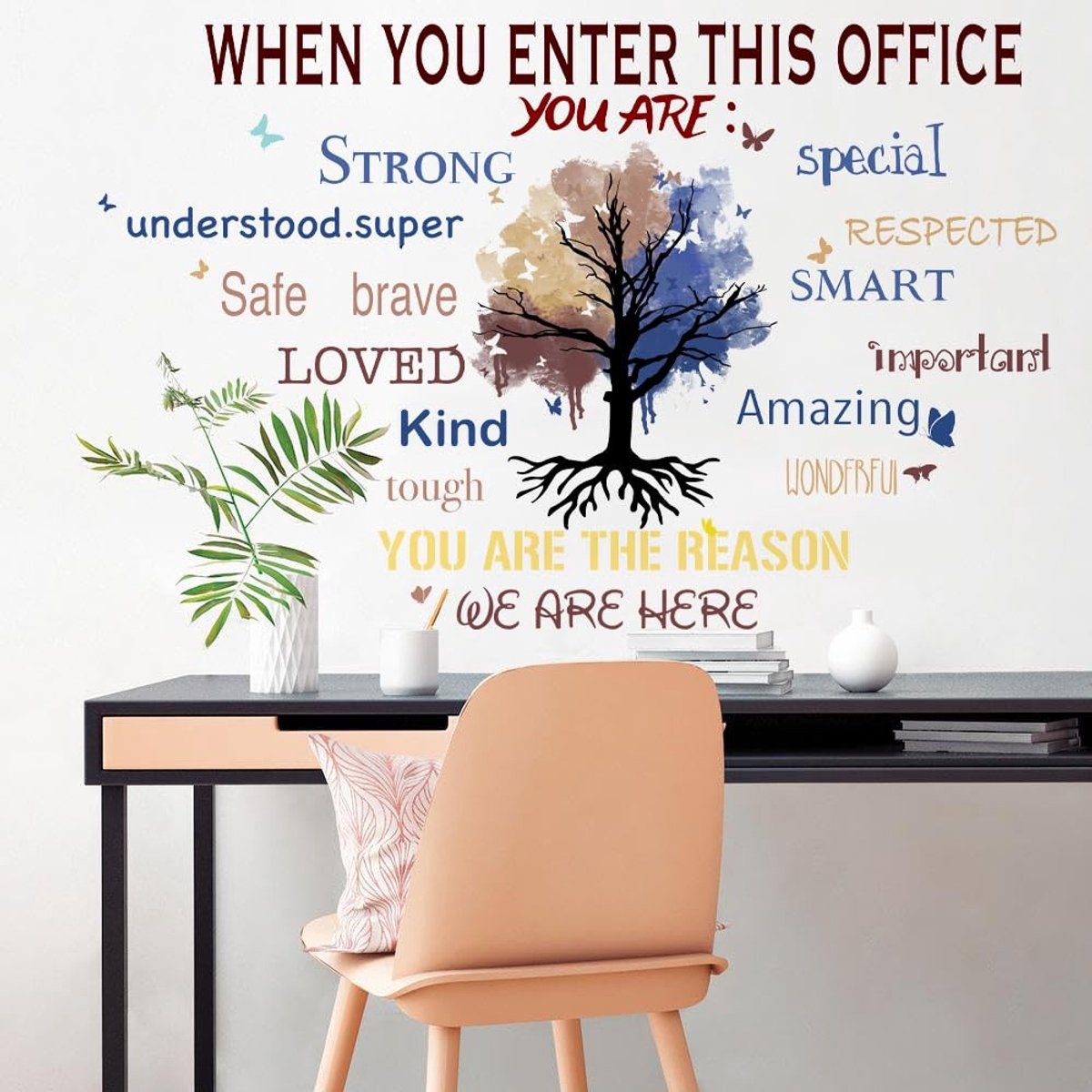 SOUQONE- Muurstickers Inspirerende Citaten - Muurstickers Kantoor - Muurdecoratie Woonkamer - Muurstickers Slaapkamer - Muurstickers Kinderkamer - 100% Vriendelijk Vinyl - Wanddecoratie