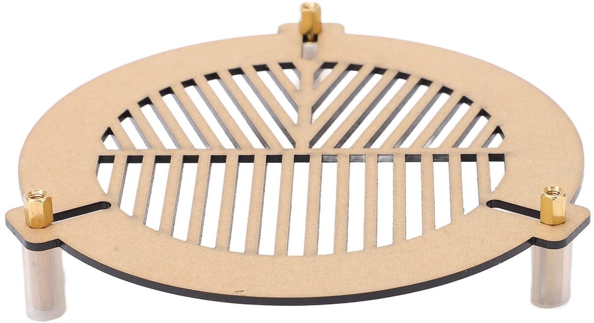 SMOAKEZ- Focusmasker Lichtgewicht Acryl - Telescoop Visgraatplaat - Geschikt voor Buisdiameter 80-110 Mm - 3 Schroefhulzen - Antislip Siliconen Hoes - Duurzaam Materiaal - Telescoopaccessoire