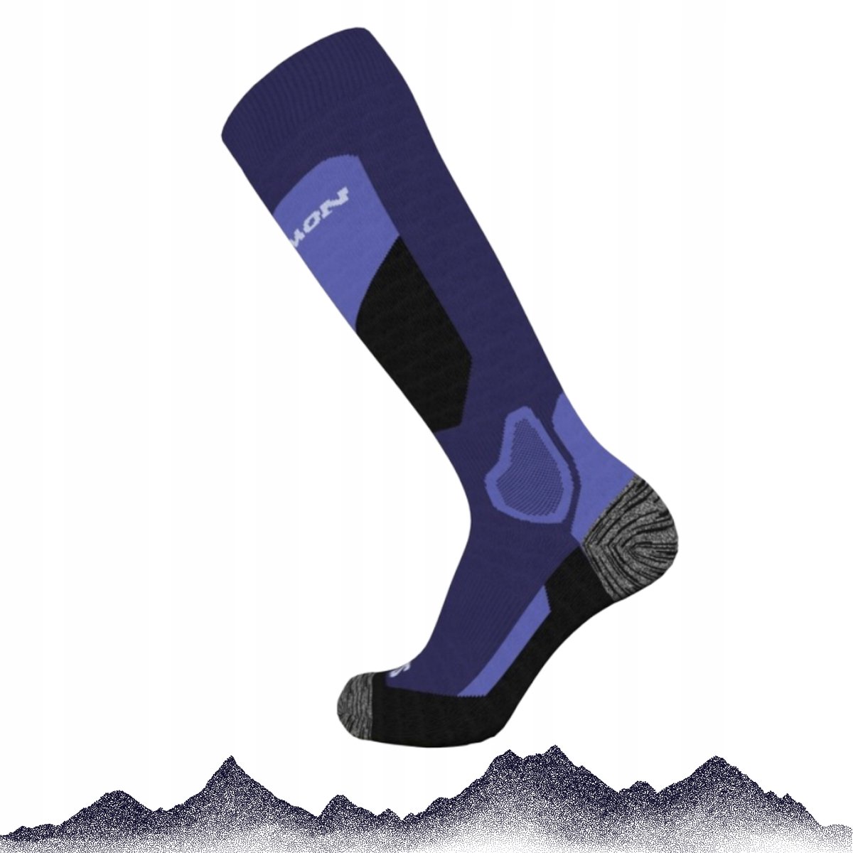 Salomon Focus Nieuwe Merinowol Skischoenen Unisex Match 39-41 Paars