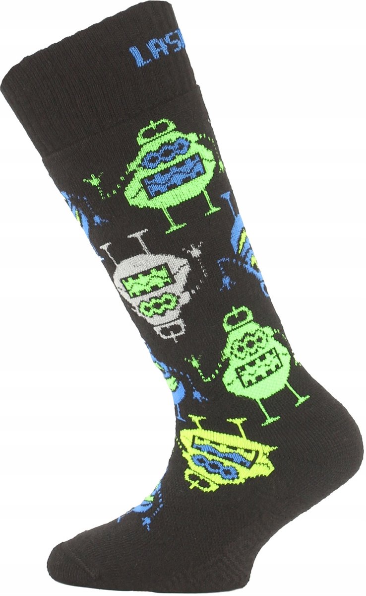 Aan het laden SJE 956 Merino skisok junior XS met zilverionen Multicolor