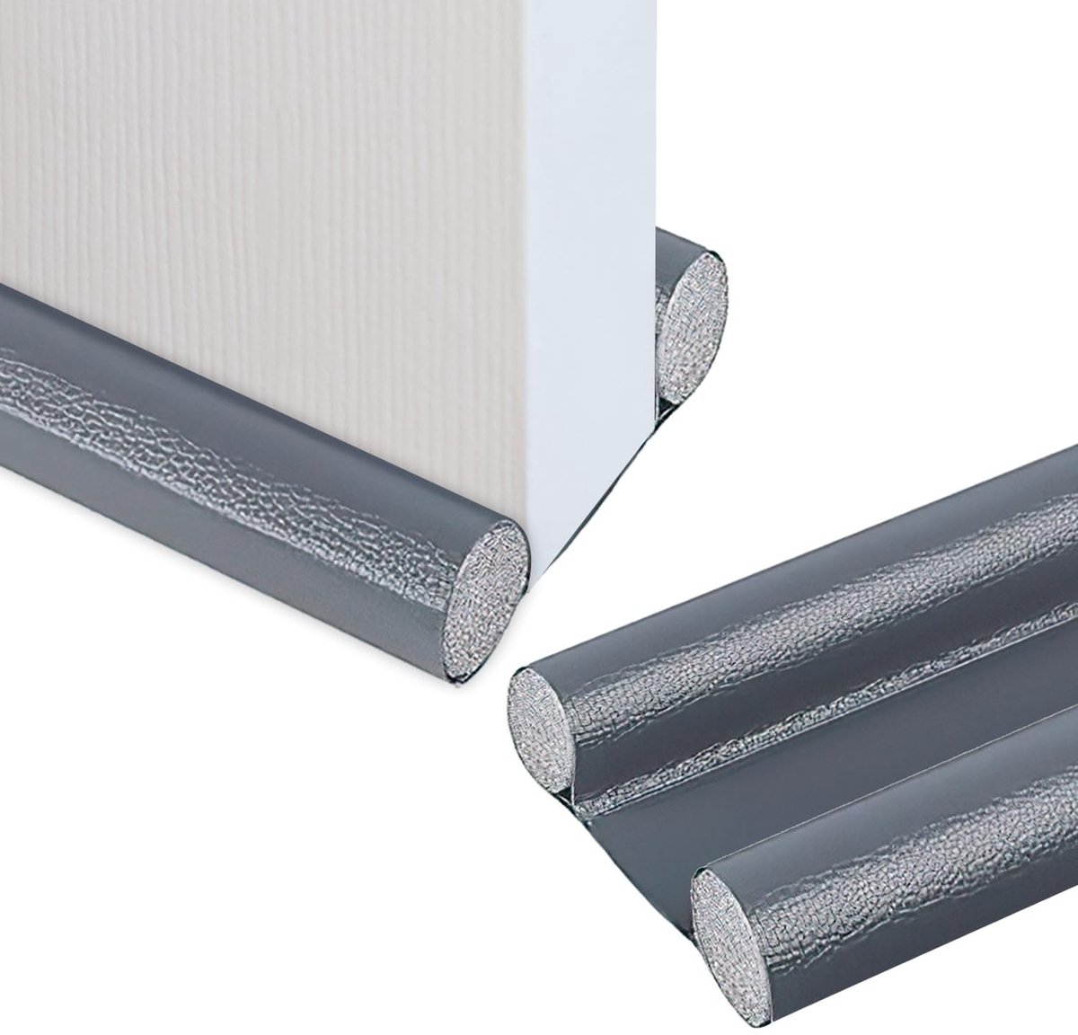 SOUQONE- Diepgangsstopper 37 inch/96 cm - Tochtstopper - Tochtstrip - Geluiddicht - Duurzaam - Slijtvast leer