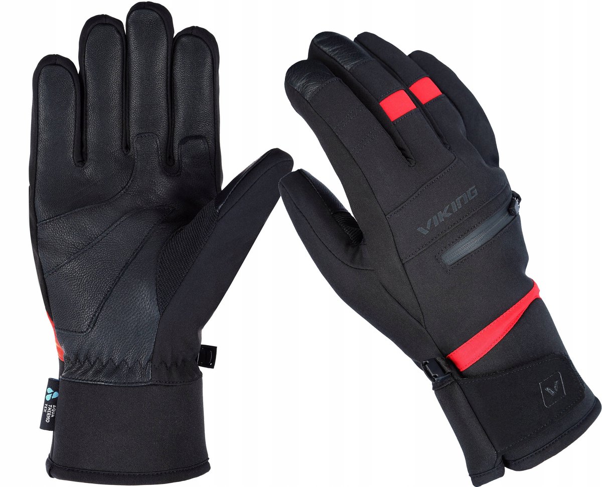 Viking Kuruk 2.0 Skihandschoenen Waterdicht & Warm Zwart