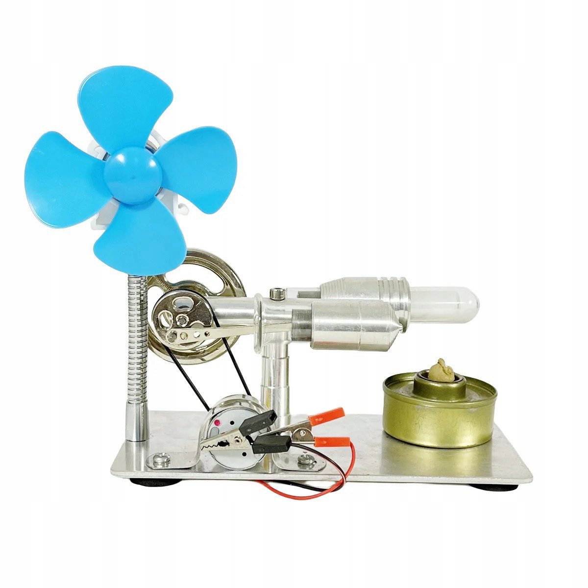 Stirlingmotormodel met ventilator en generator - Educatief Speelgoed