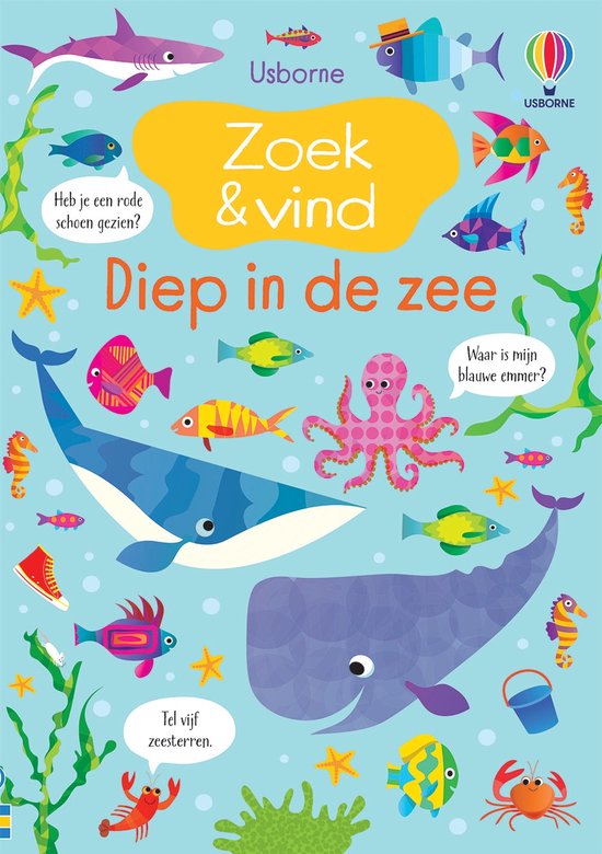 Zoek en vind! 1 - Diep in de zee - cover