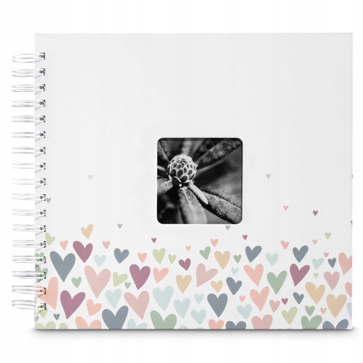 Hama Fine Art Liefdesalbum 28x24 cm, 50 Witte Pagina's, Spiraalband