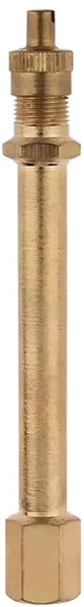 Dailygoods- Bandventielverlenging Goud - Messing - Universeel - 14 cm - Voor Auto/Motorfiets/Fiets/Vrachtwagen - Hoogwaardig Materiaal - Ventieladapter