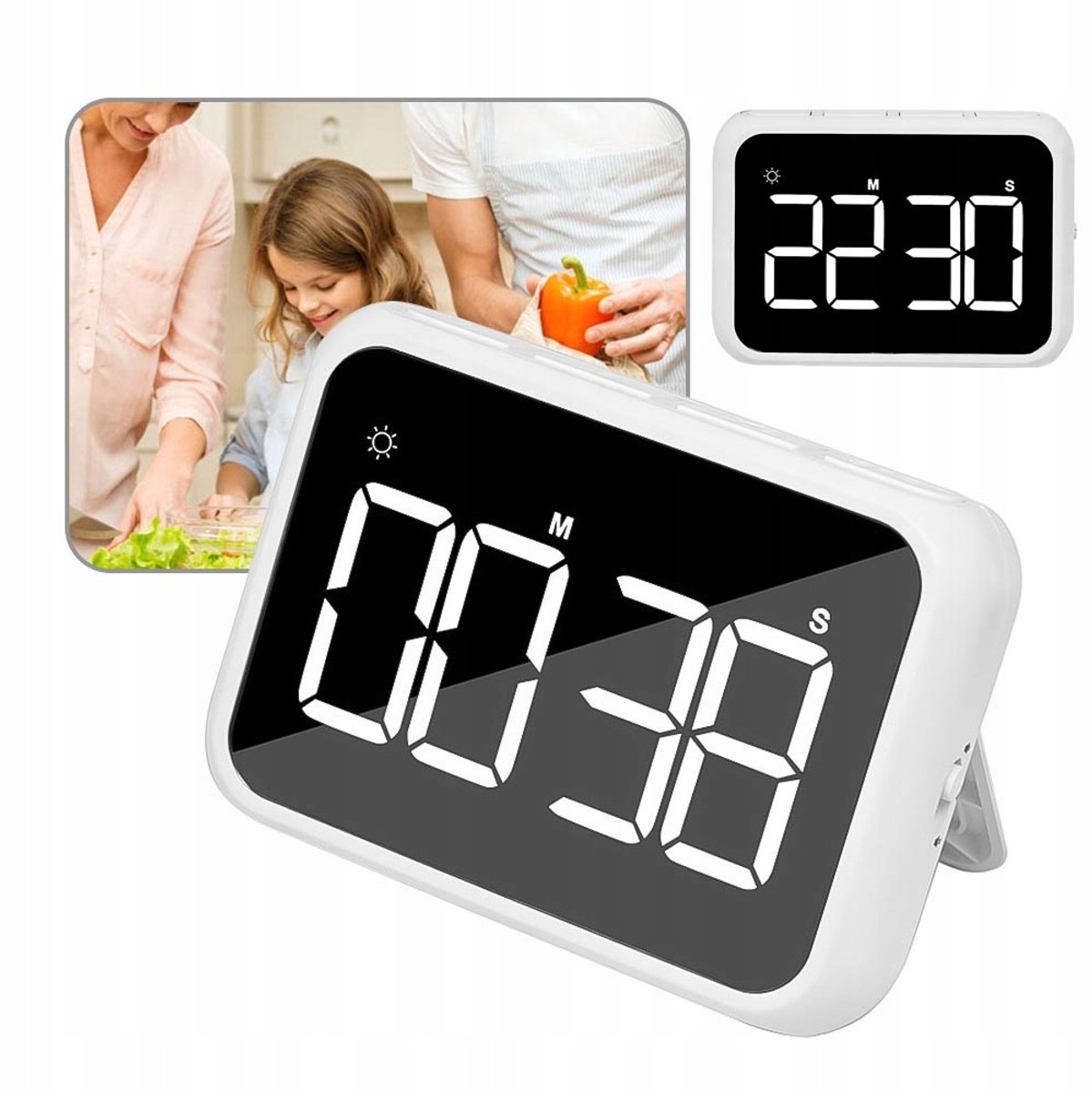 Digitale Keuken Timer met LCD Scherm - Buzzer & Magnetisch