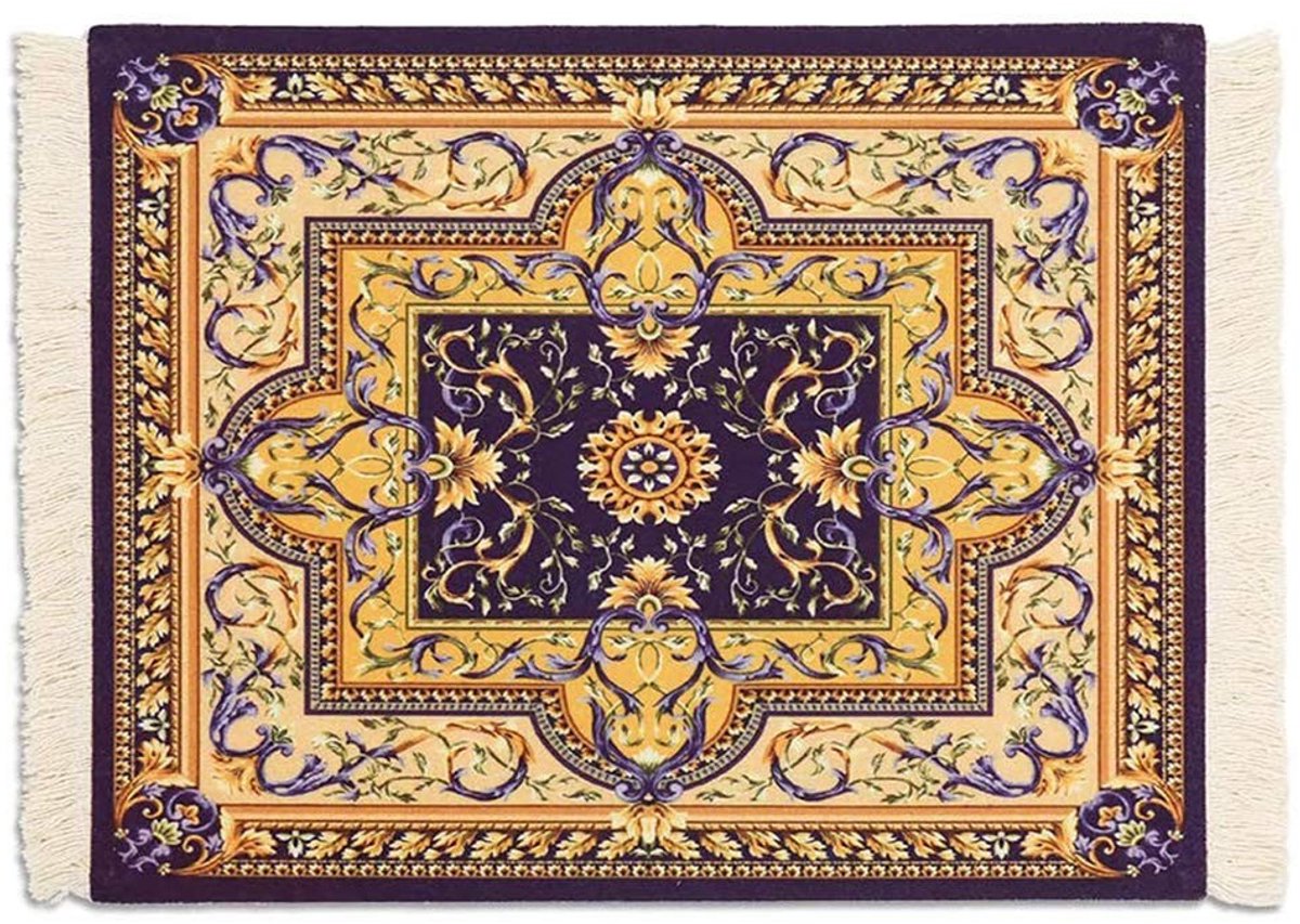 JHUBERS- Muismat XXL - Oosterse Perzische Tapijt - Computer Muismat - Tafeldecoratie - 180x230 mm - 2,5 mm Dikte - Mousepad