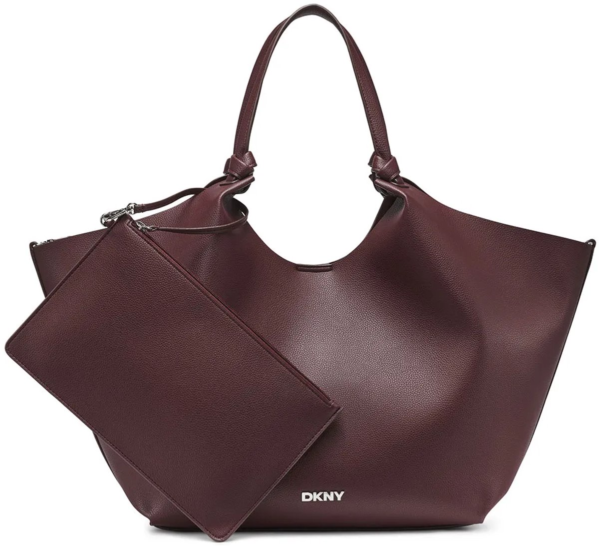 DKNY handtas schoudertas Paula Tote Bag Aged Wine wijnrood
