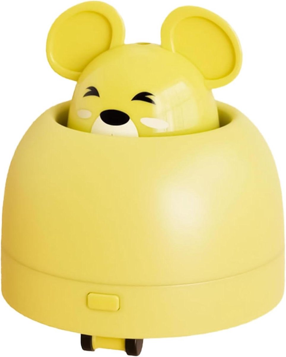 Katten Speeltje - Interactieve Muis - Stimuleert Spelen - Touch-Activated Beweging - 14 x 5 x 2.2 cm - Geel