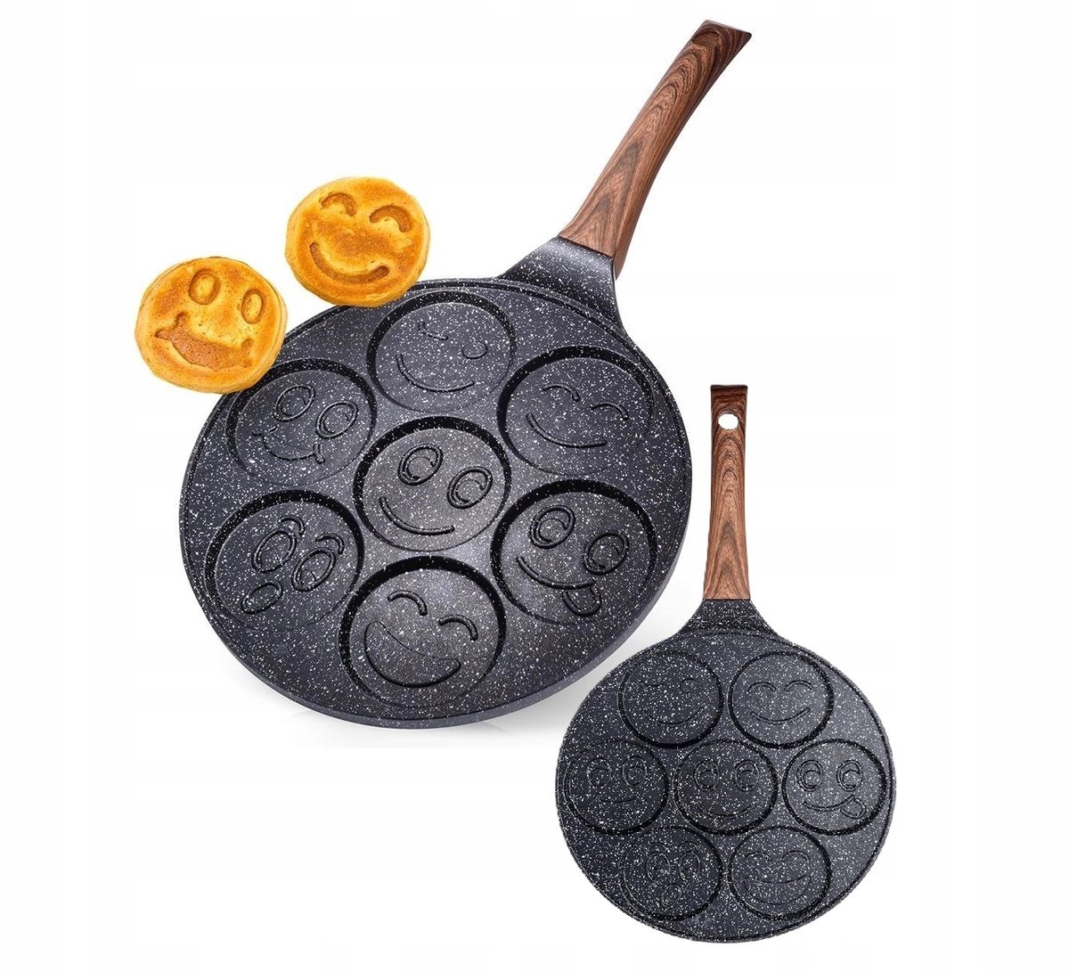 Niet-klevende pan voor 7 eieren, 26cm, gas & inductie