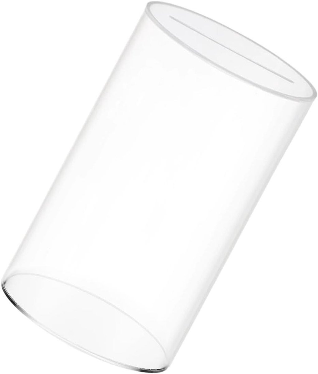 Geldkist - Spaarpot Transparant - Geld Besparen - Onbreekbaar Ontwerp - 20 x 12 x 12 cm - Transparant
