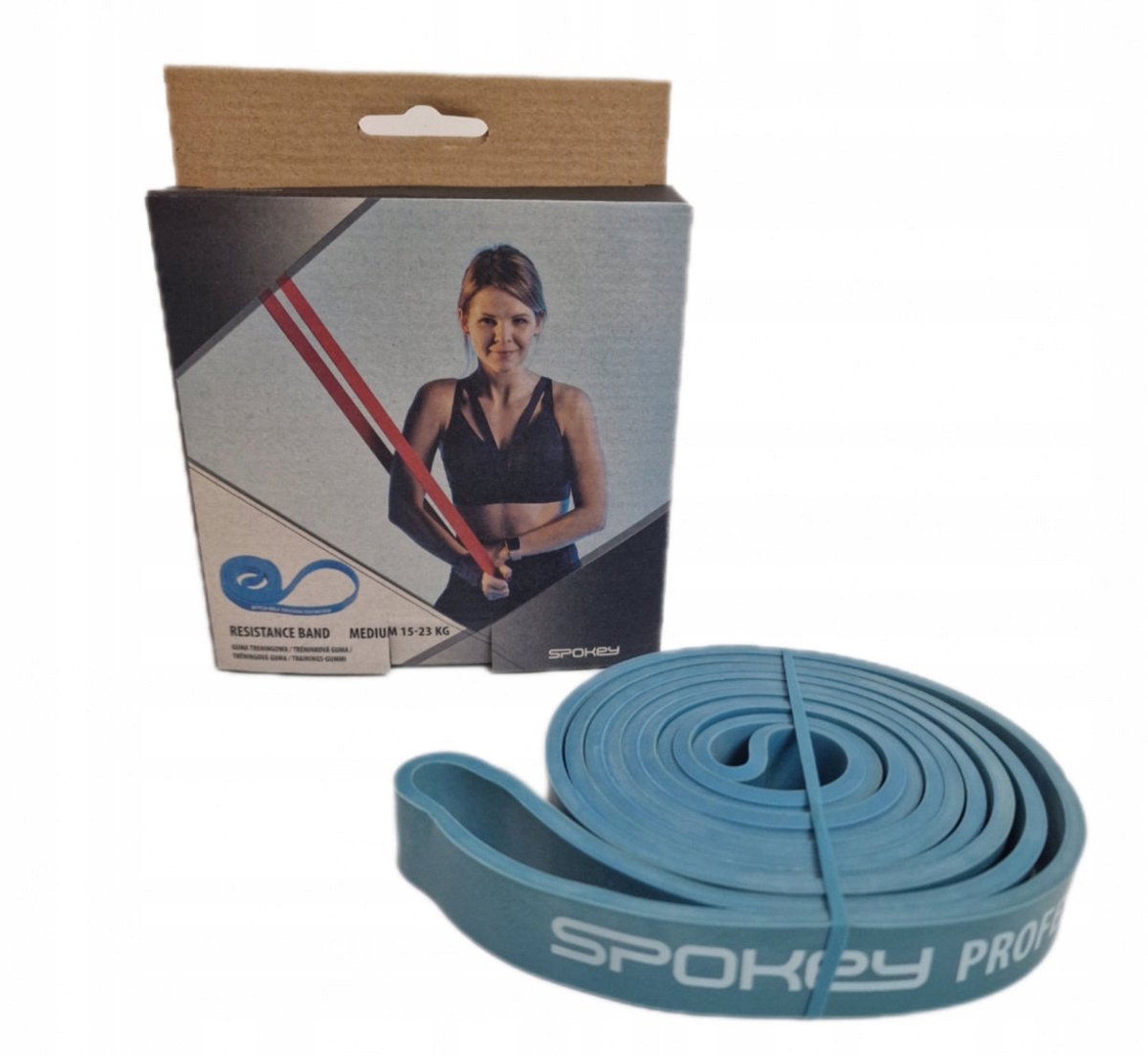 Spokey Power Weerstandsband 15-23 kg - Blauw