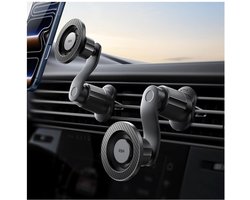 ESR OmniLock - Ventilatierooster Telefoonhouder Auto - Compatibel met MagSafe - 360° draaibaar - Magnetische Houder Zwart