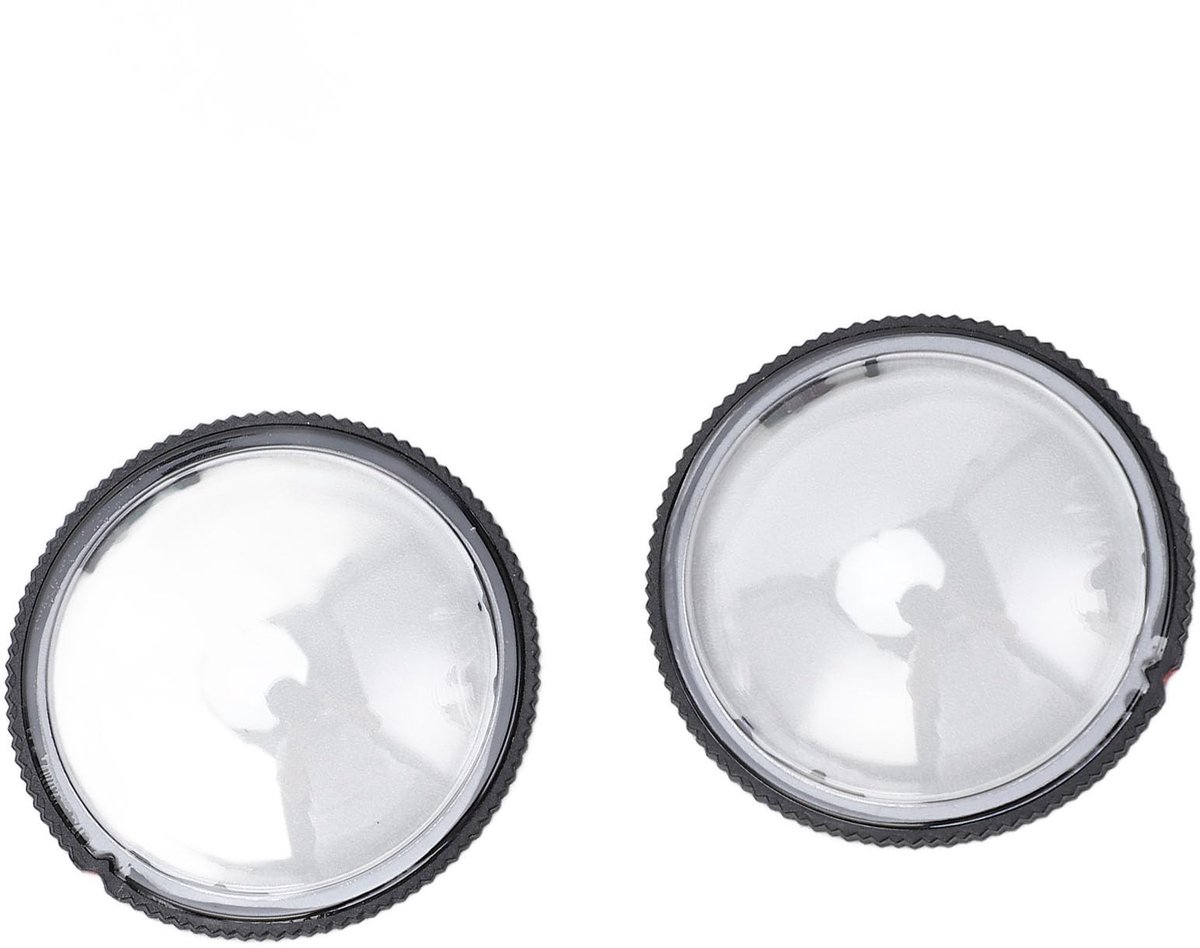 Dailygoods - Lensbeschermer - Dubbele Plastic Lensbeschermers - Anti-kras - Robuuste bescherming - Ideaal voor actiecamera's