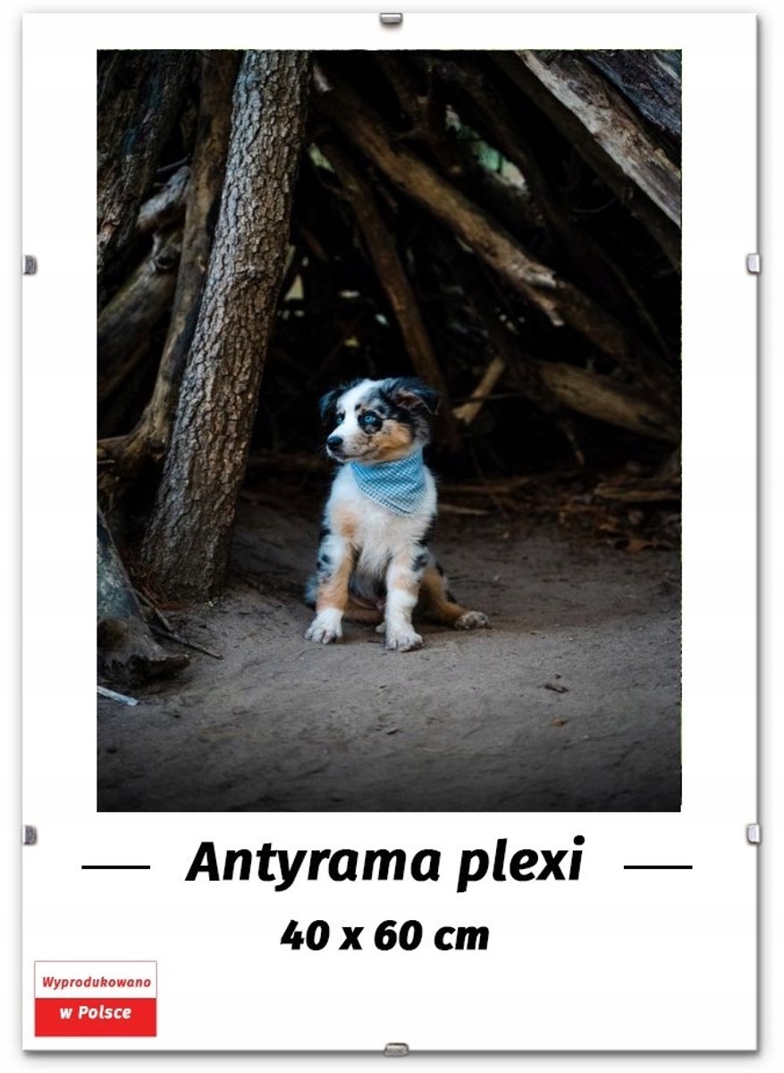 Antirame Plexi 40x60 cm - Stijlvolle Fotolijst voor Posters en Puzzels