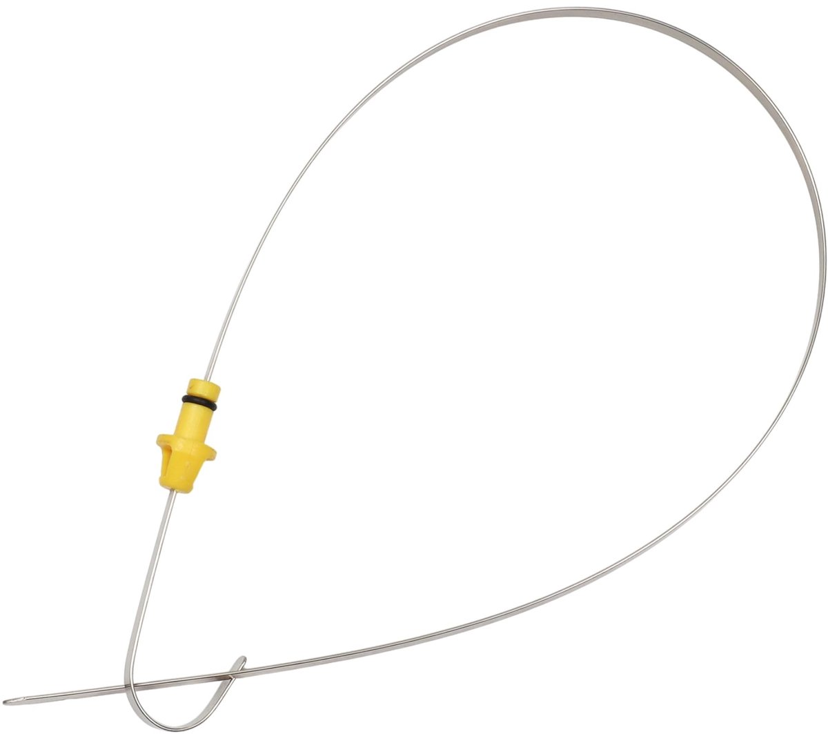 Dailygoods- Peilstok Dubbele Gat Indicator - Motorolie Peilstok - Geschikt voor Renault - 2.0L 16V Turbo - OE-nummer 8200335007 - Betrouwbare werking - Oliepeilstok