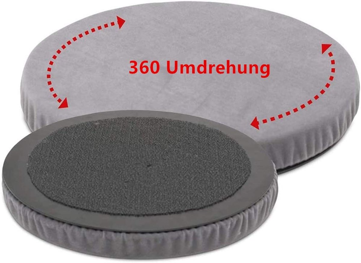 Dailygoods- Zitkussen Draaibaar - Antislip Stoelkussen - Comfortabel Zitkussen - Ondersteu