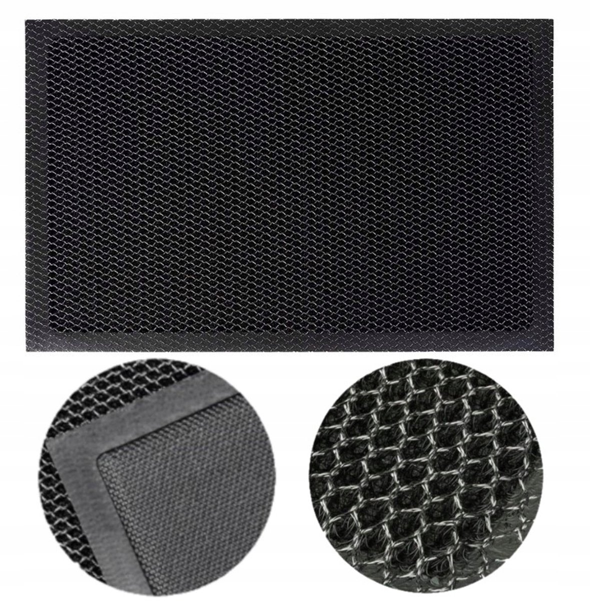 Instapmat PVC 3D Gaas 40x60cm - Antislip Buiten & Binnen