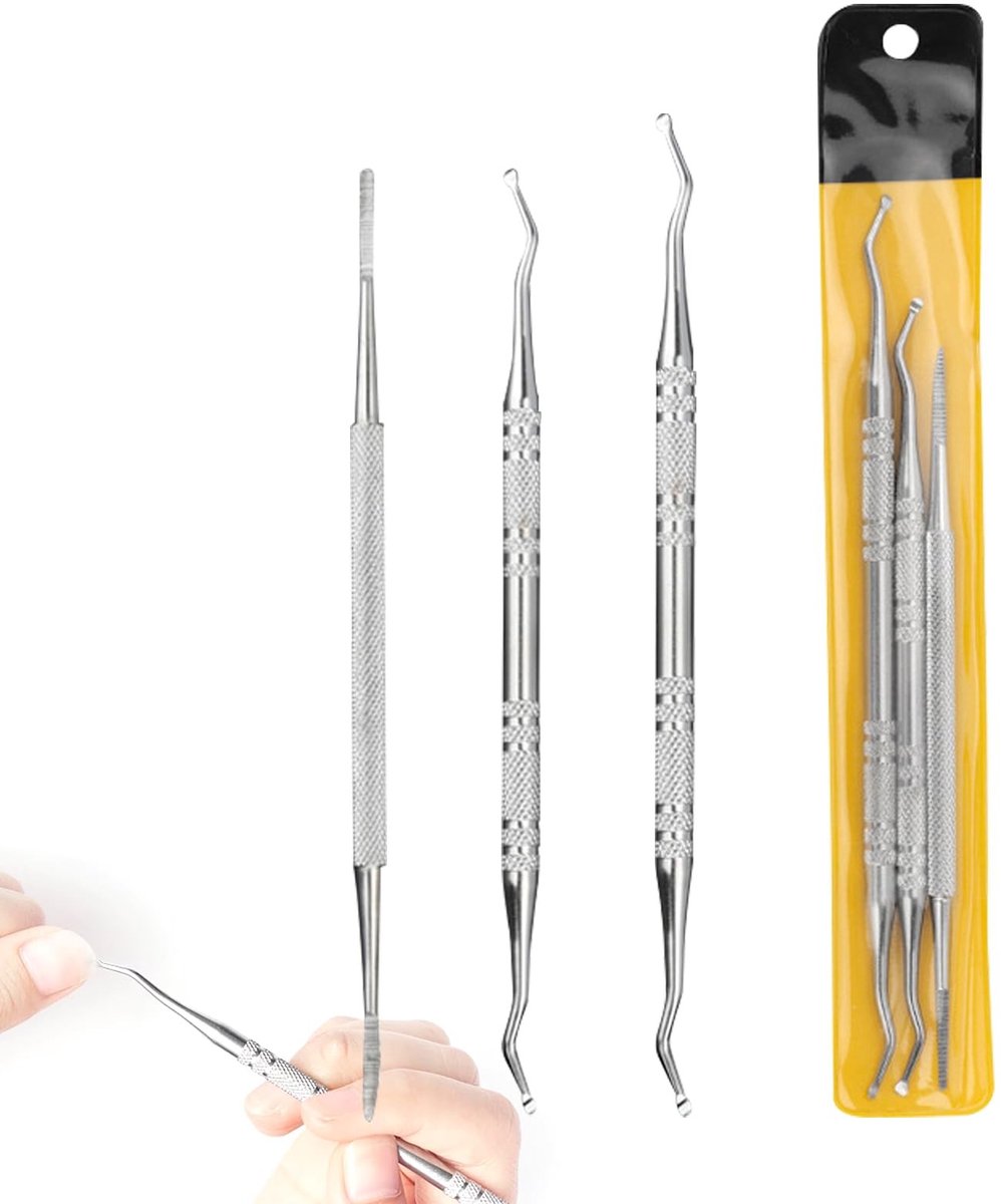 Dailygoods- Nagelverzorging Set - Professionele Gereedschappen - Roestvrij Staal - Antislip Handgreep - Voor Ingroeide Teennagels - Duurzaam Gebruik - Nagelset