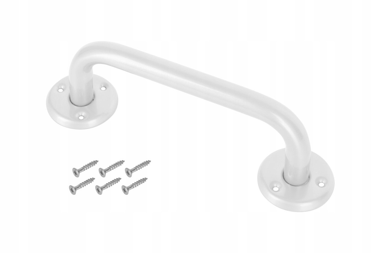 Badkamer Handgreep 30cm Wit - Stabiele Steun voor Douche en Toilet