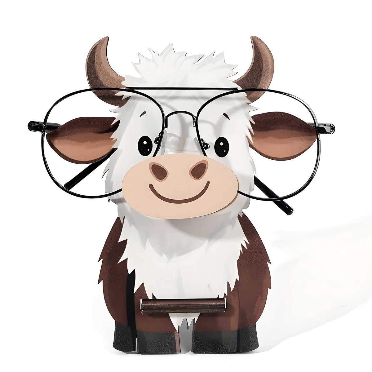 Dailygoods- Brillenhouder Dierenmotief - Tentoonstellingsbrilhouder - Organisatie-accessoire - Duurzaam Hout - Compact Ontwerp - Decoratie voor Thuis - Brilstandaard