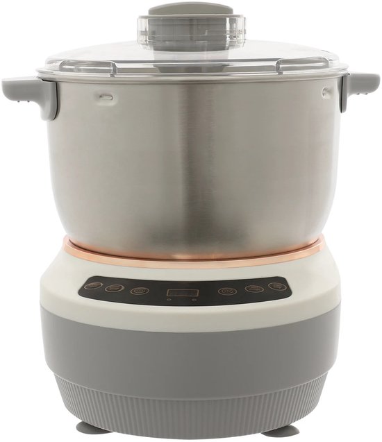 Damenzo - Deegmachine - Deegkneedmachine - Keukenmachine - Deegmixer - Mixer - Kneedmachine - 250 W - Capaciteit 7 Liter - Wit