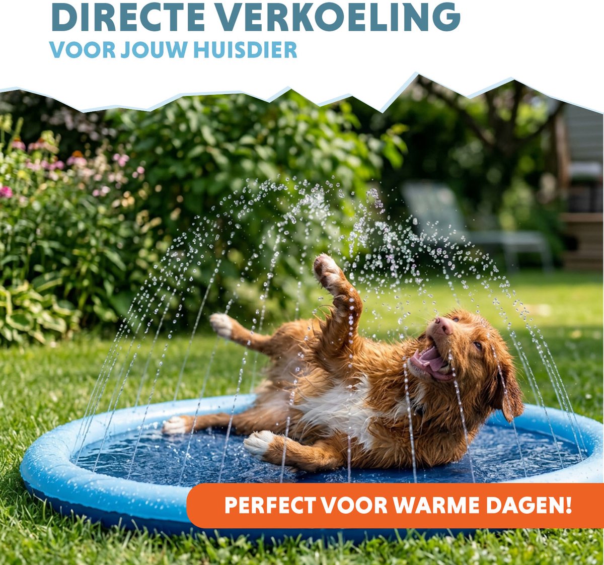 Hofman Animal Care Coolpets Mat met Sprinklers - 150 cm thumbnail 2