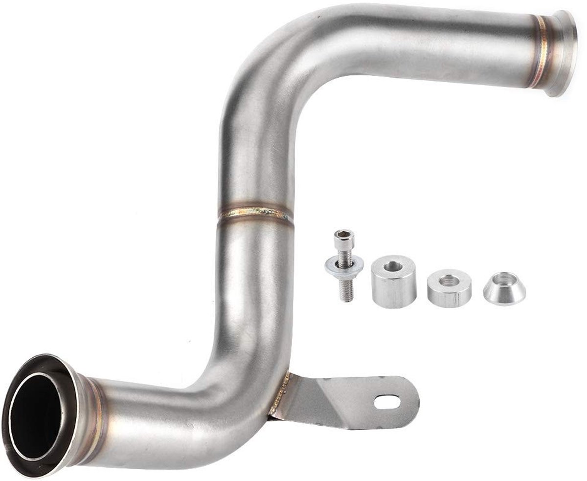 Dailygoods - Katalysator verwijderen - Decat uitlaat - Roestvrij staal - Midpipe modificatie - Geschikt voor 125 250 390 RC390 - Motorfiets uitlaat