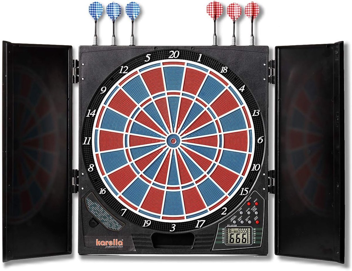 Elektronisch dartbord - Dartautomaat spel - Gezellig spelletje spelen - 29 spellen 90 varianten