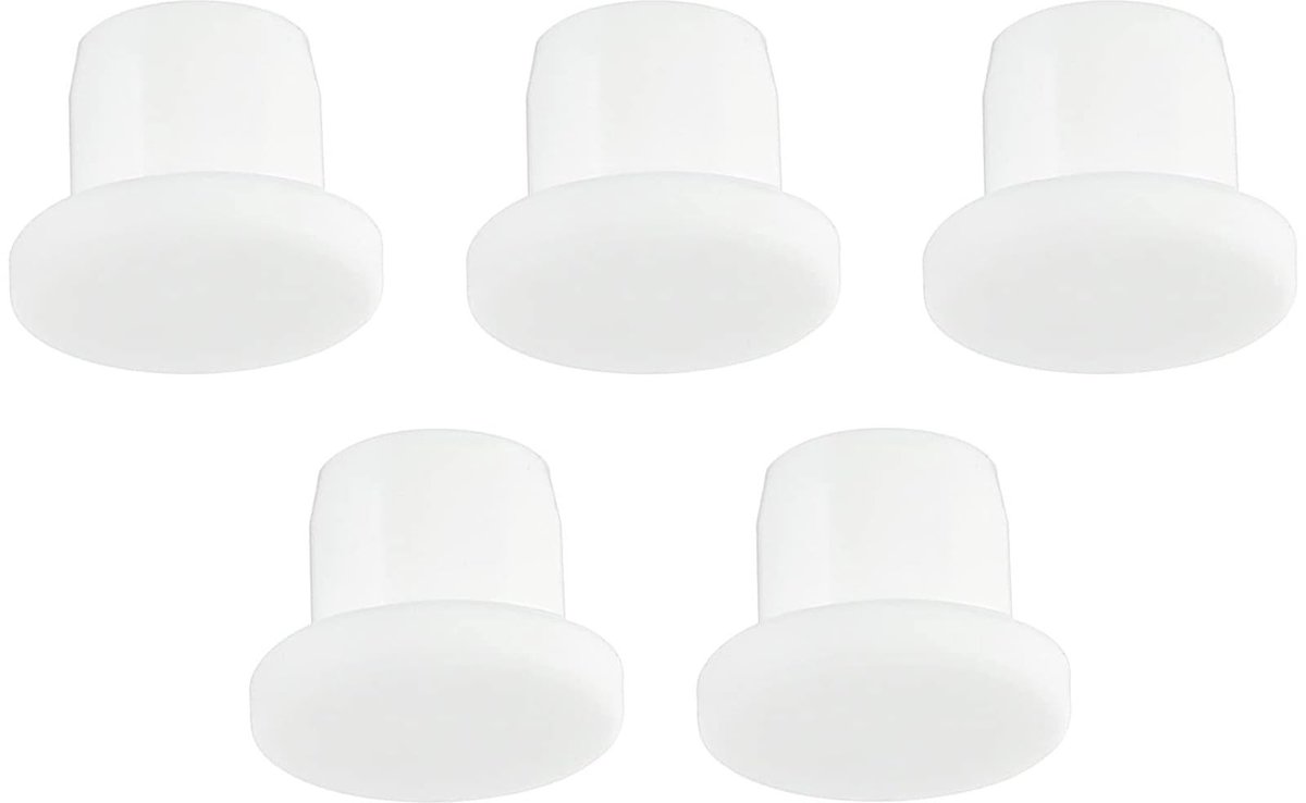 Dailygoods- Eindkappen 5 Stuks - Siliconen/Rubberen - Zacht/Flexibel - 9-9,5 mm - Antislip - Duurzaam - Doppen