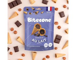 Bitecone Mini hoorntjes met melkchocoladevulling, 100 g