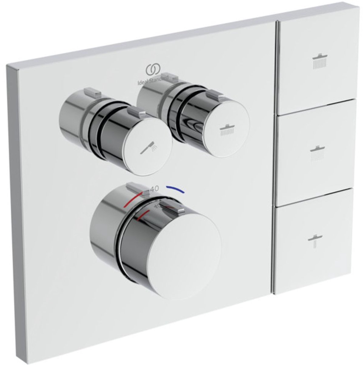 Ideal Standard Brausetherm. UP CTherm Navigo Solos chroom, A7894AA
