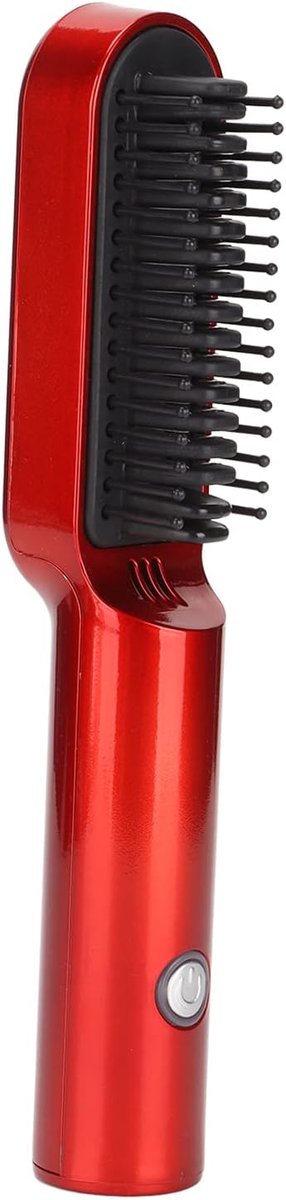 Stijlborstel, 2600 mAh USB-opladen, stijlkam, gelijkmatige opwarming, haarstyling-borstel, elektrische haarborstel met ergonomische handgreep geschikt voor thuisreizen