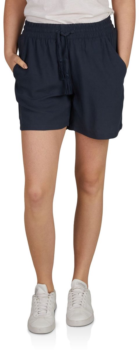 DENIMFY Dames Short DFLia regular/straight Blauw L Volwassenen Zomerbroek - Elastische Taille