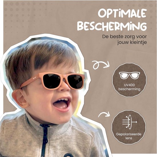 Flexibele Babyzonnebril met UV400 Polariserende Glazen voor 0-2 Jaar van Merkloos — afbeelding 5