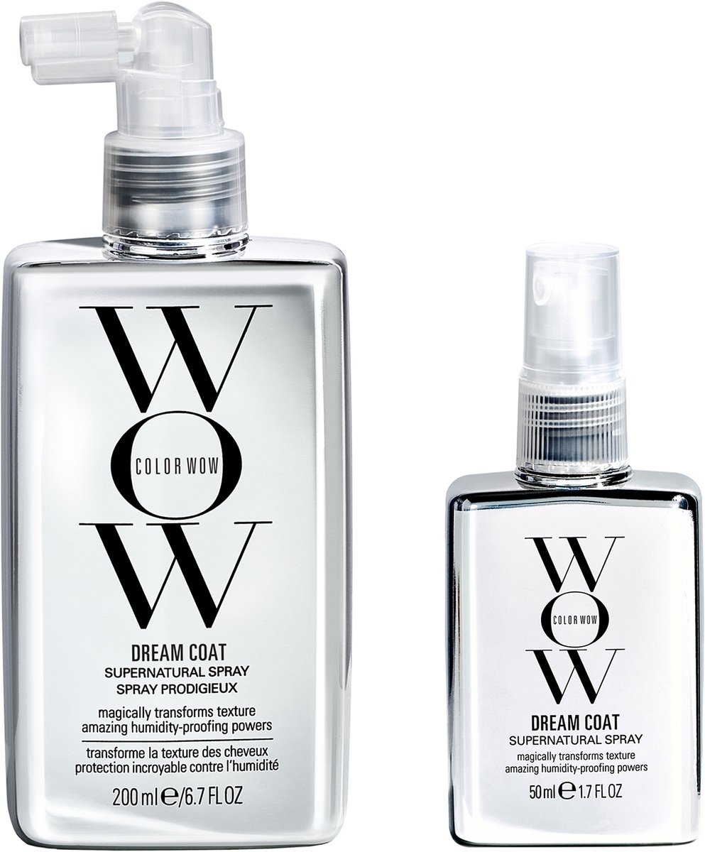 Color Wow Dream Coat Duo - Dream Coat Supernatural 200 & 50 ml - Anti-pluis stylingverzorging - Voor haar dat gevoelig is voor pluis of gekleurd haar