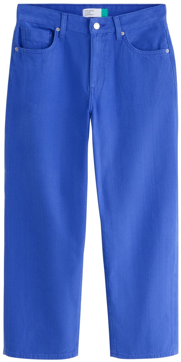 Next - Dames - Rechte enkelspijkerbroek - Blauw