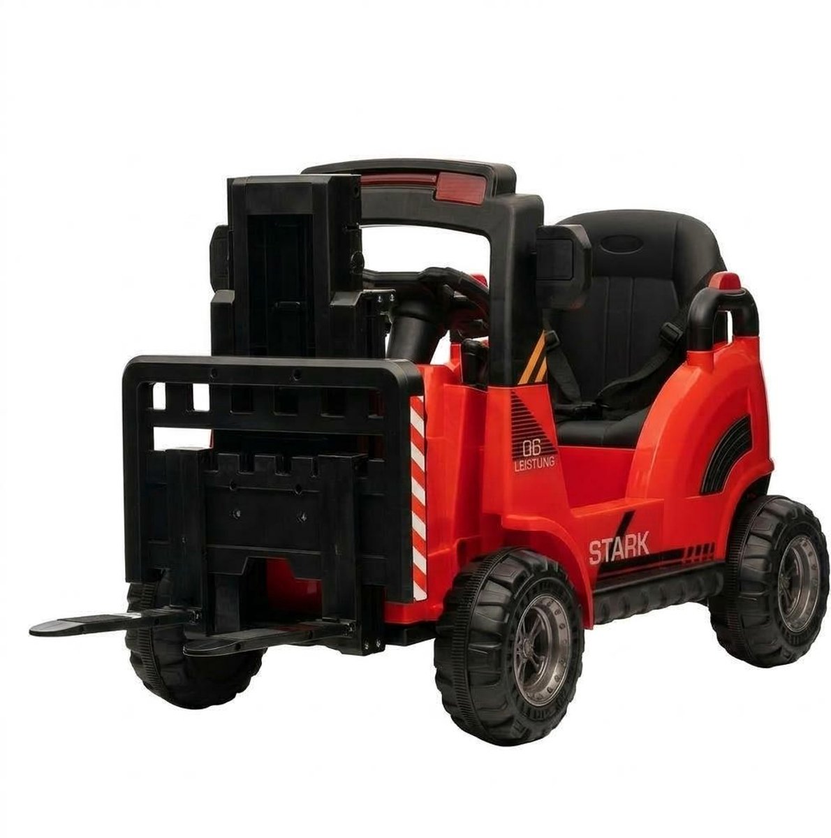 Triumpunpre - Elektrische Heftruck 12V - Hefvorken & Pallet - Afstandsbediening - Muziek & USB (Rood, Vanaf 3j)