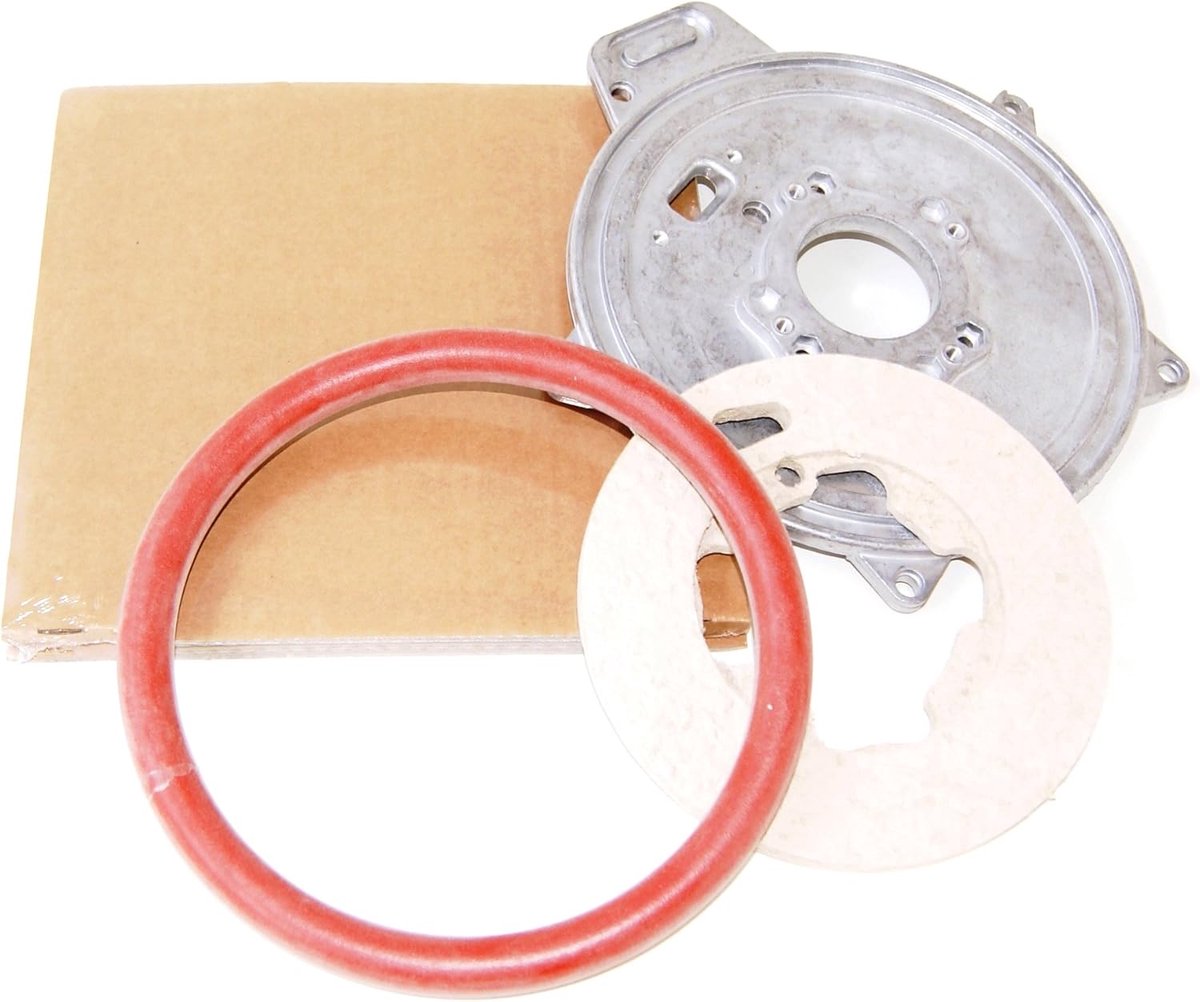 Verwarmingsflens - Compleet onderdeel - Centrale verwarming - Voor diverse systemen - 27 x 26 x 6 cm - Grijs
