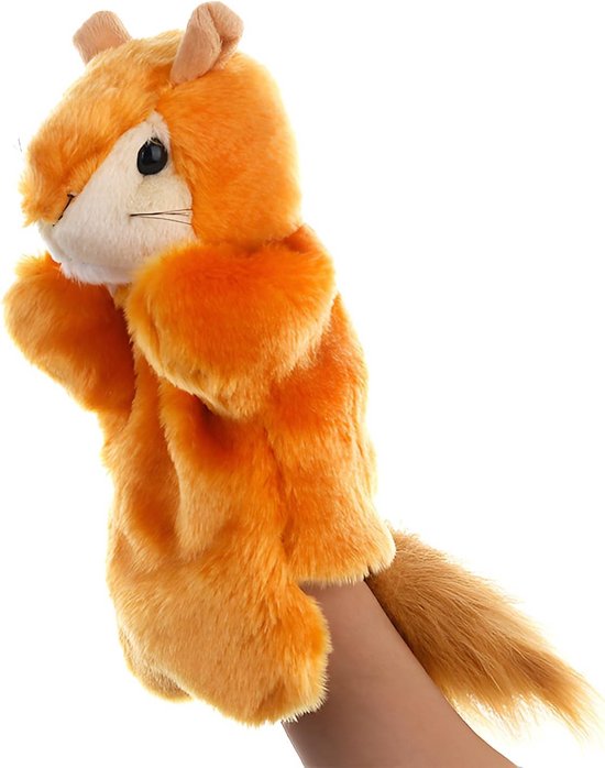 Pluche Handpoppen - Dierenpoppen - Verhalen Vertellen - Zacht en Veilig - 25 cm - Blauwe Duif — afbeelding 4