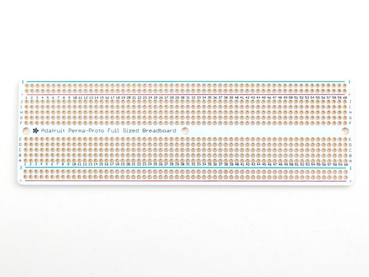 Prototyping board PermaProto full-sized breadboard PCB Adafruit 1606