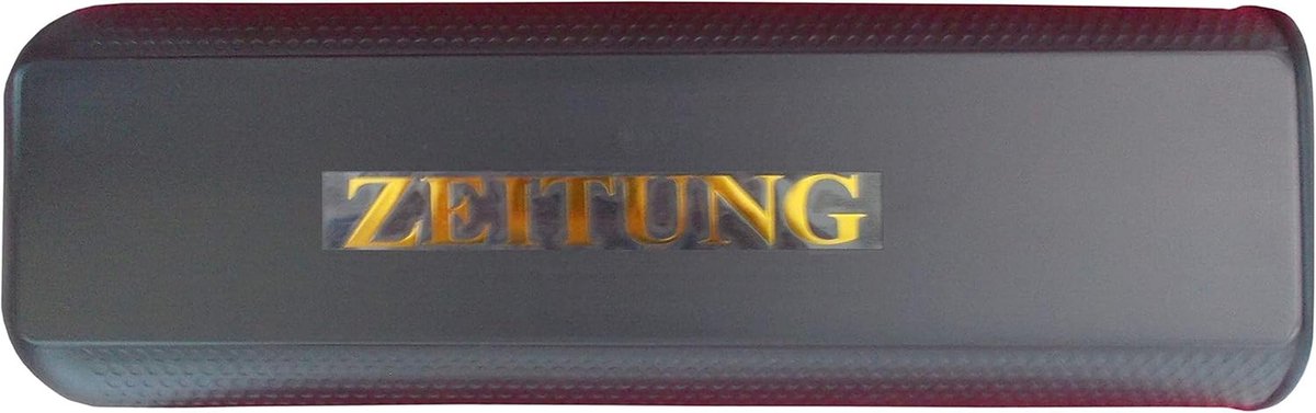 Brievenbus - Nieuwsbak - Post Beschermen - Weerbestendig Plastic - 42 cm - Zwart