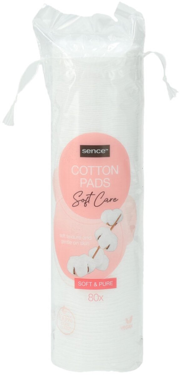 Sence Wattenschijfjes Soft & Pure - 24 x 80 stuks - Voordeelverpakking