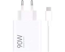 Xiaomi 90W HyperCharge Combo (Type A) - Chargeur rapide - Puissance maximale de 90W - Adaptateur de charge USB A - Câble de charge rapide inclus - Convient pour smartphone et ordinateur portable - Prise UE - Technologie de protection avancée