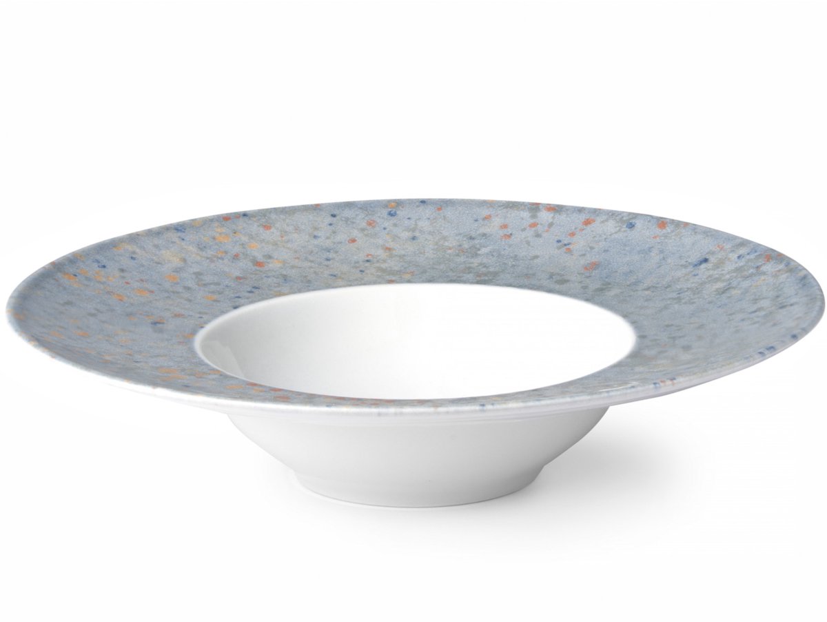 HENDI Pastabord met Diepe Basis – Modern Design – Lichtgrijs – ⌀275mm